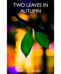 Two leaves in autumn book front cover